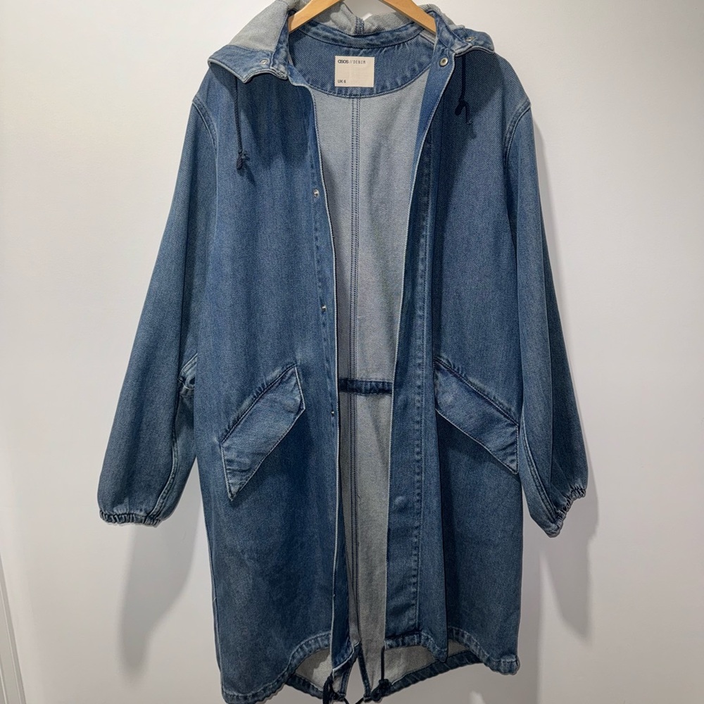 ASOS Long Denim Jacket - Picture 2 of 9
